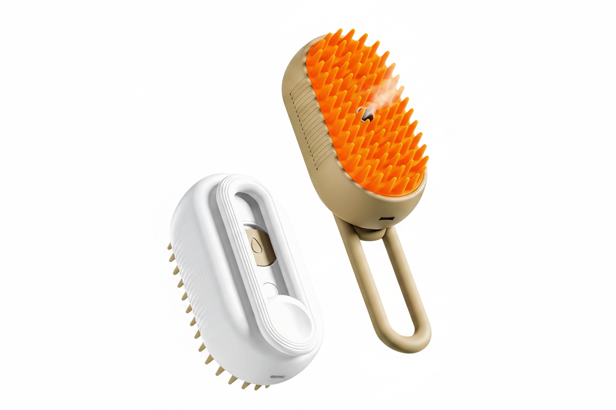 Cloud Care Cat Brush - White Background